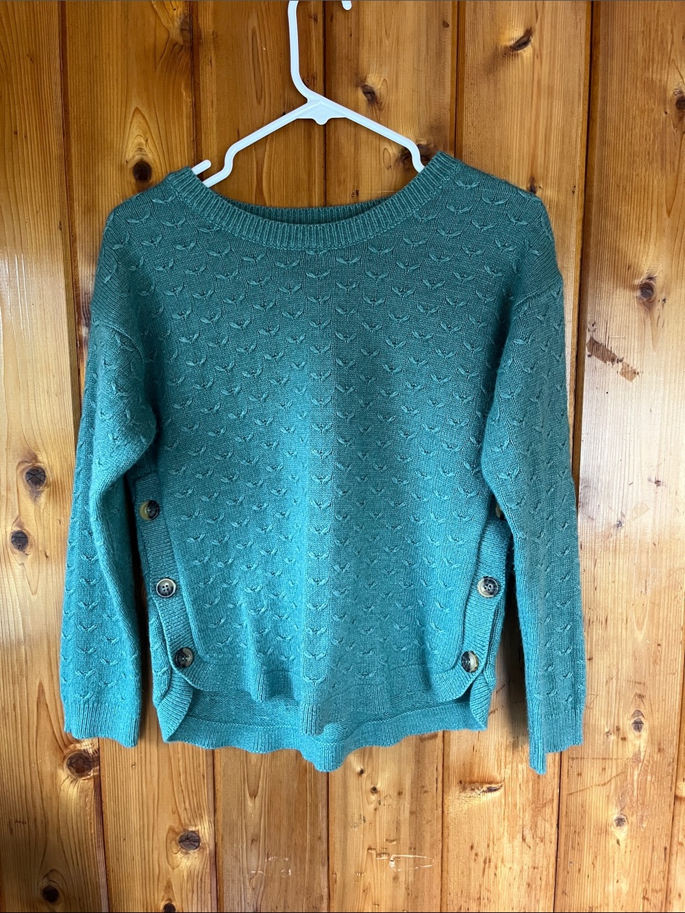 Fat Face Green Sweater Sz 4